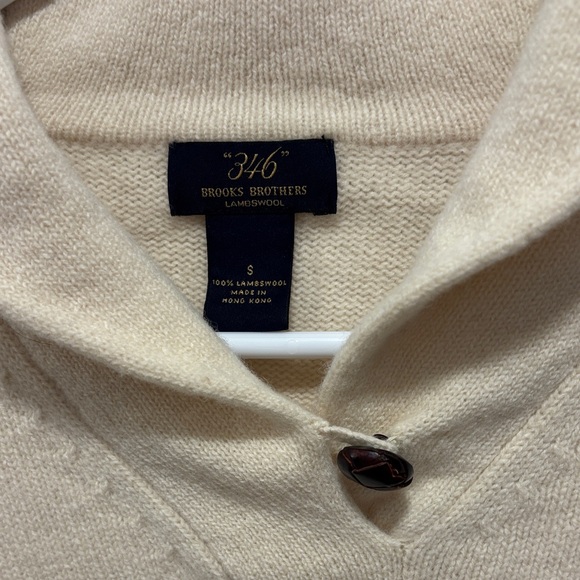 Brooks Brothers Cream Cowl Neck Sweater - Picture 2 of 4